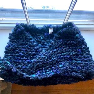 Anthropologie wool cape capelet shrug, cozy and unique